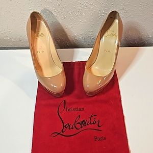 Christian Louboutin Bianca Nude Heels size 36.5